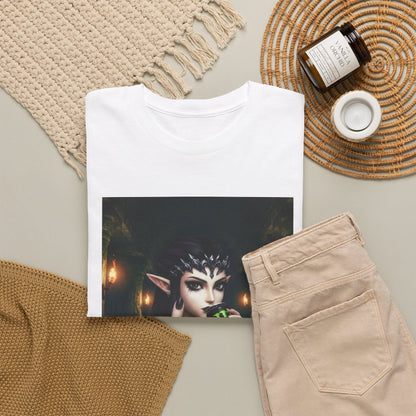 Edgy Elf Queen Flips You Off Tee