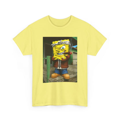 Gangster Sponge Winking and Smoking