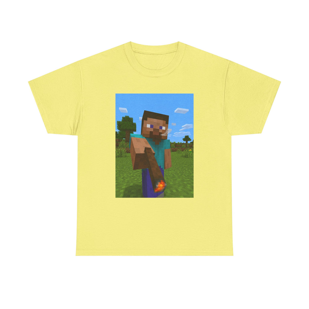 Steve Offering A Lit Blunt Tee