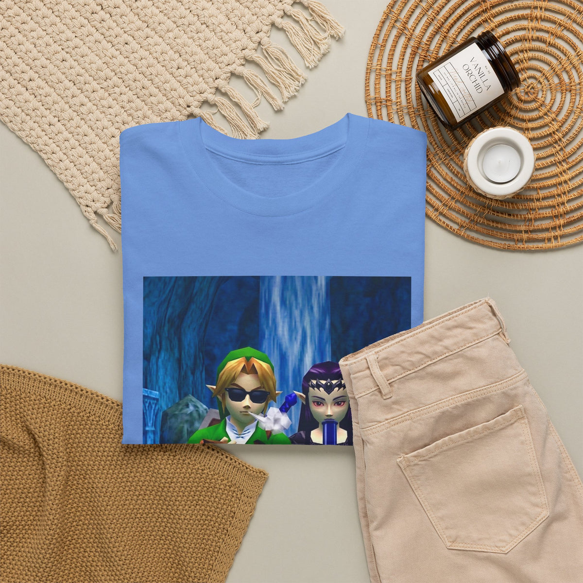 Hero and Princess Taking A Hit Tee