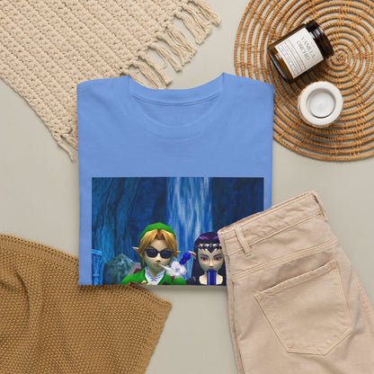 Hero and Princess Taking A Hit Tee