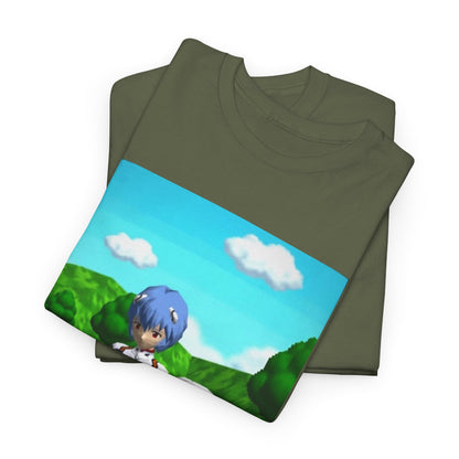 Rei Ayanami Gaming with Cinnamoroll Tee