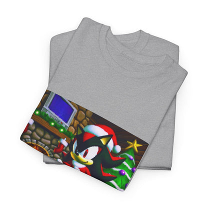 Shadow The Hedgehog Christmas Drip Tee