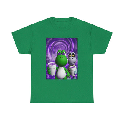 Yoshi And Dry Bones Sippin' Purple
