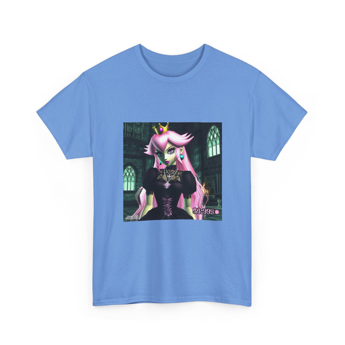 Goth Peach In Haunted Castle Tee