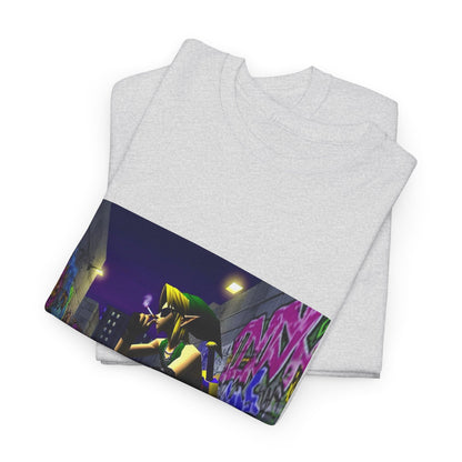 Edgy Link Smoking In Alley Tee