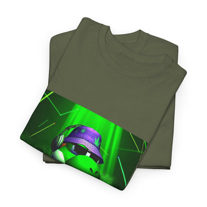 Yoshi DJing With Cannabis Bucket Hat Tee