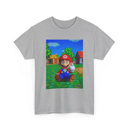 Mushroom-Tripping Mario Flips The Bird Tee