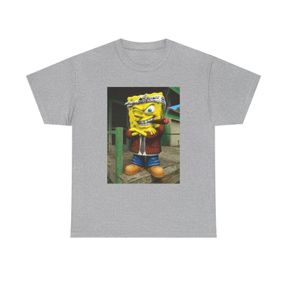 Gangster Sponge Winking and Smoking