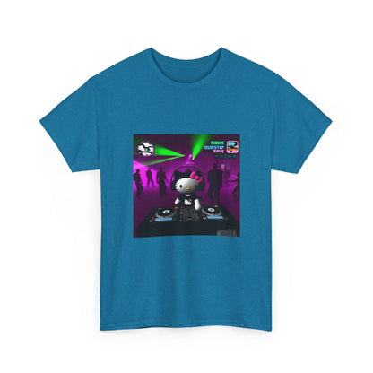 Hello Kitty DJing Dubstep Rave Tee