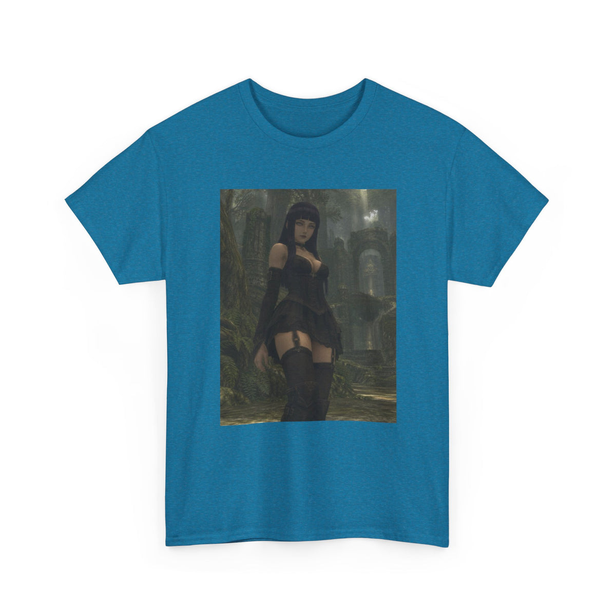 Gothic Byakugan Hinata In Ruined Forest