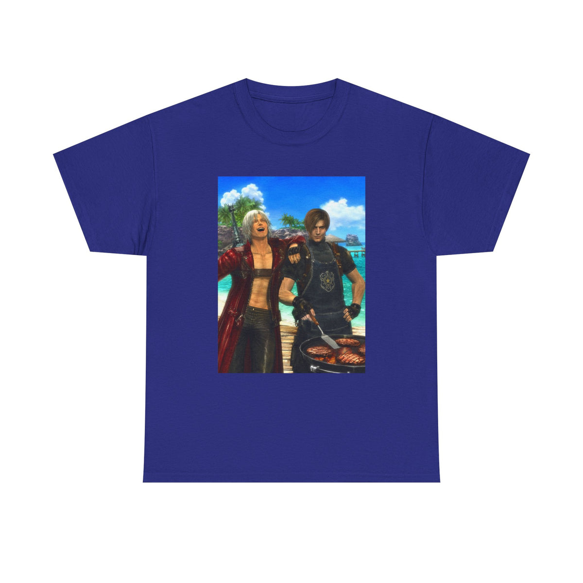 Dante and Leon Grilling Island Burgers Tee