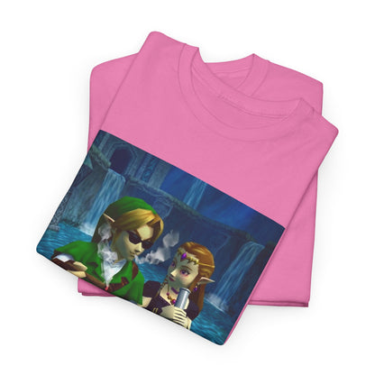 Link And Zelda Chillin' By The Water