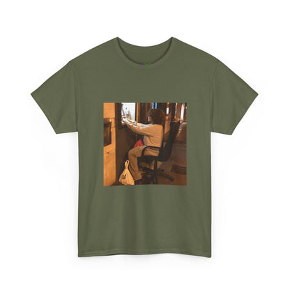 Gravity Defying Green Graphic Tee