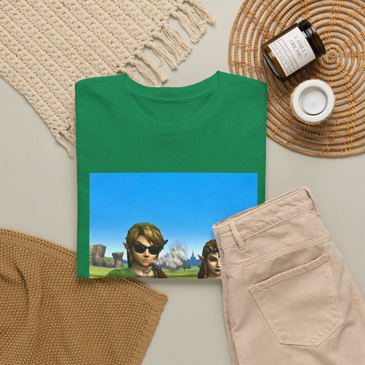 Link And Zelda Chilling With Blunts Tee