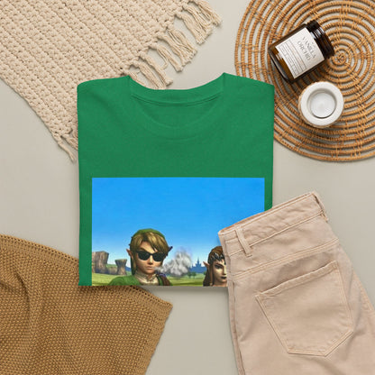Link And Zelda Chilling With Blunts Tee