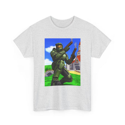 Master Chief Blazing In Mushroom Kingdom