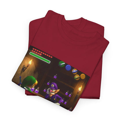 Waluigi Deals Purple Potions To Link