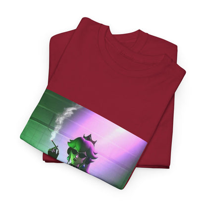 DJ Peach Smoking At The Rave Tee