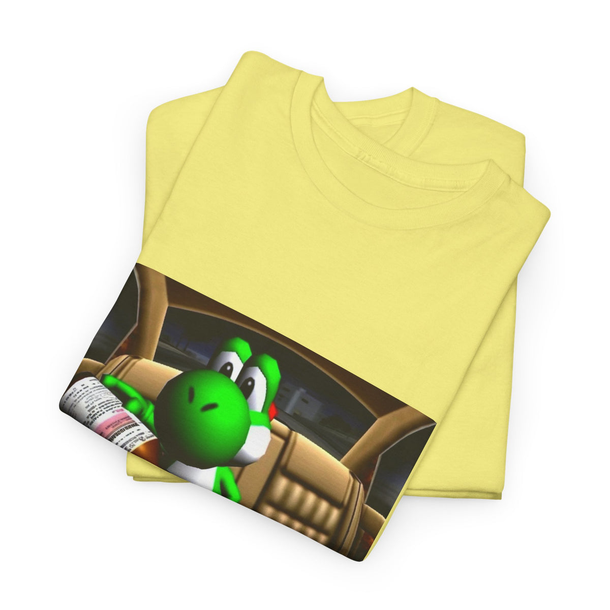 Yoshi Pouring Lean In Car Tee