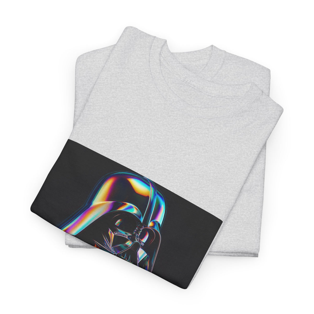 Holographic Dark Lord Vaporwave Icon Tee