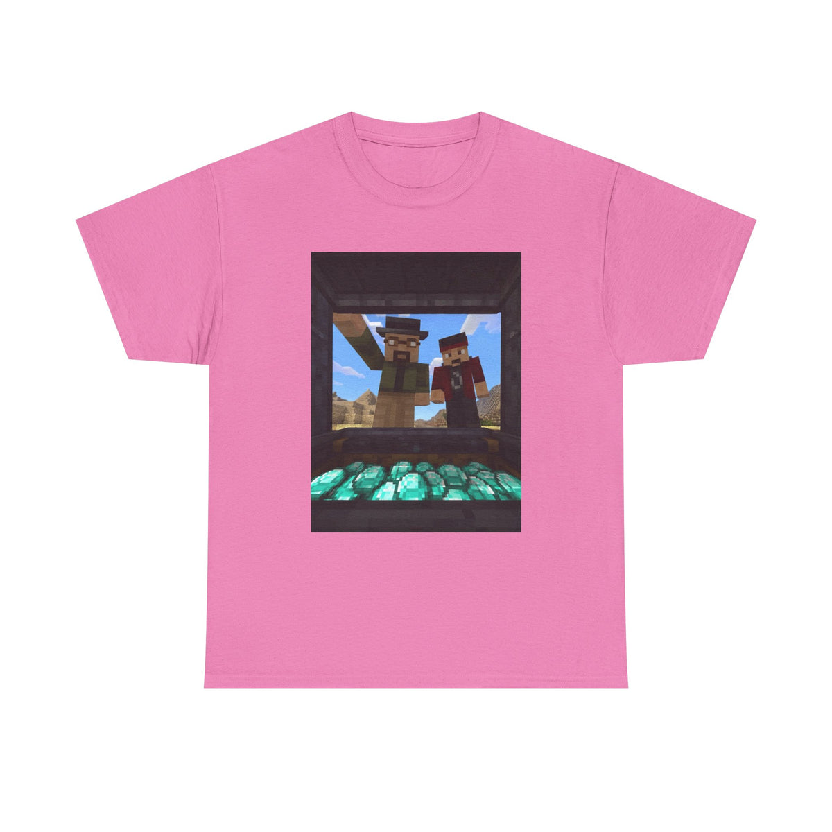 Pixelated Duo With Precious Gems
