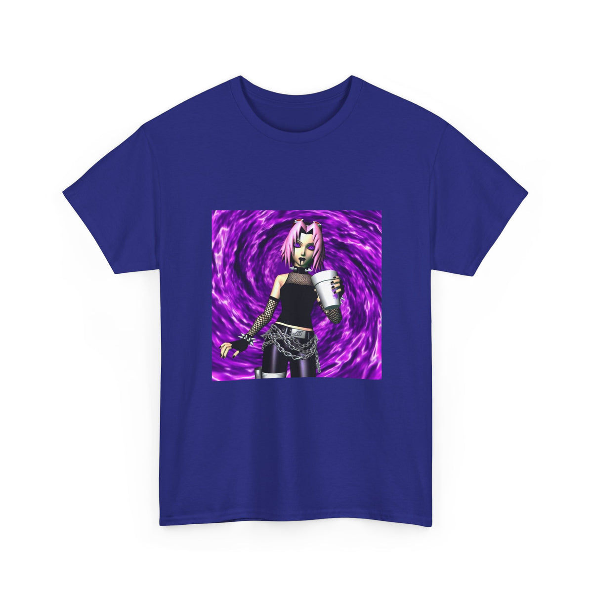 Goth Sakura With Purple Drank Tee