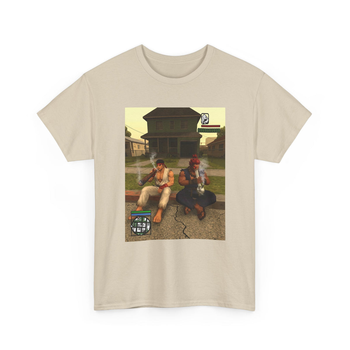 Ryu and Akuma Chilling in Grove Street