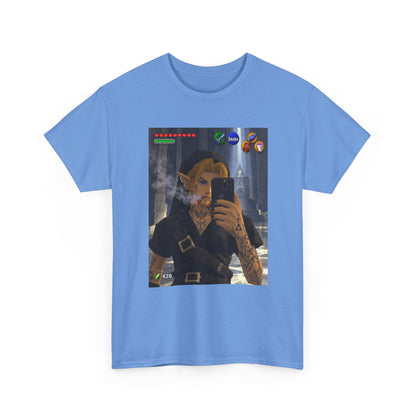 Edgy Link Smoking Selfie Tee
