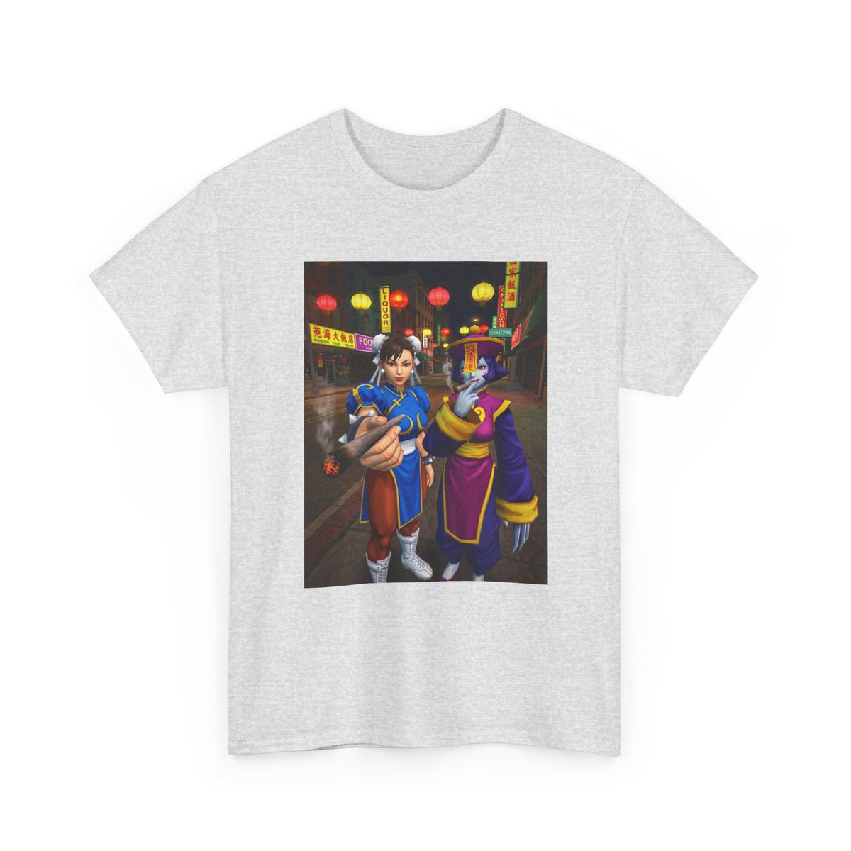 Chun-Li And Hsien-Ko Smoking Up Chinatown