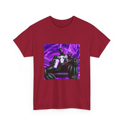 Symbiote Spider-Man Chilling with Lean Tee