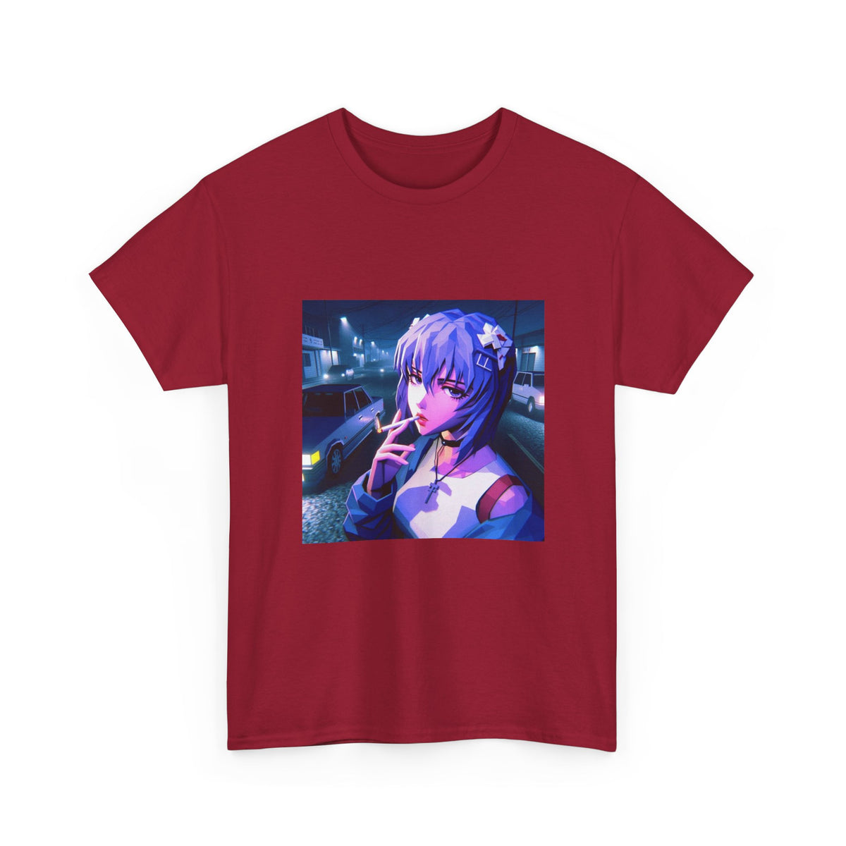 Rei Ayanami Riding GTA Streets Tee