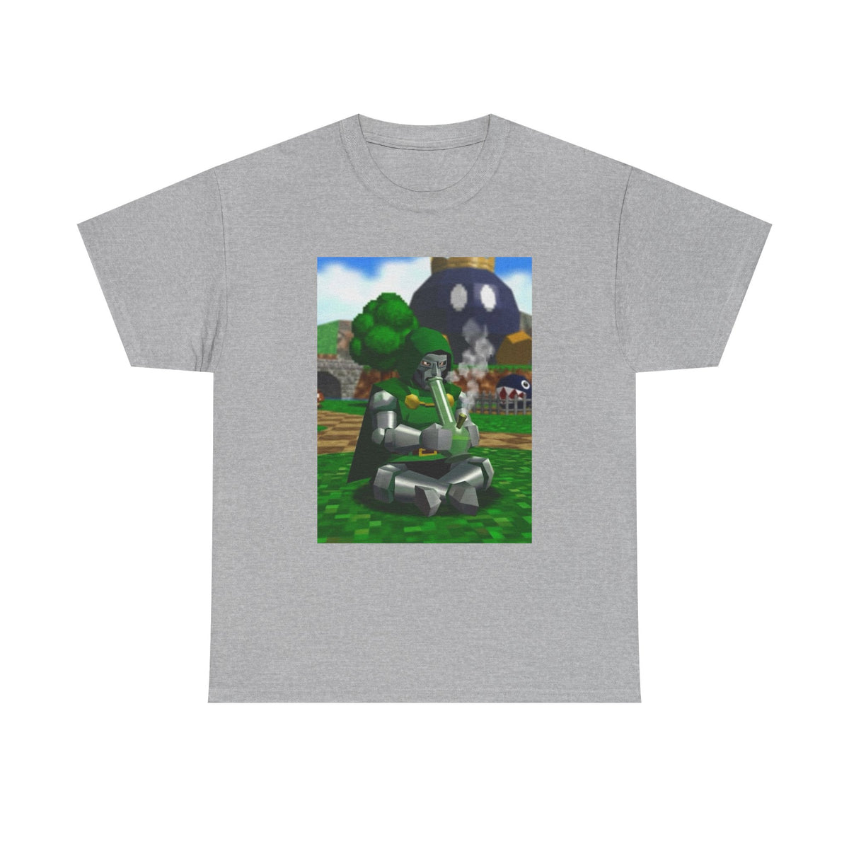 Doom Brocc Head Smoking Bong Tee