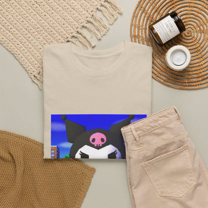 Kuromi Flipping The Bird In Animal Crossing