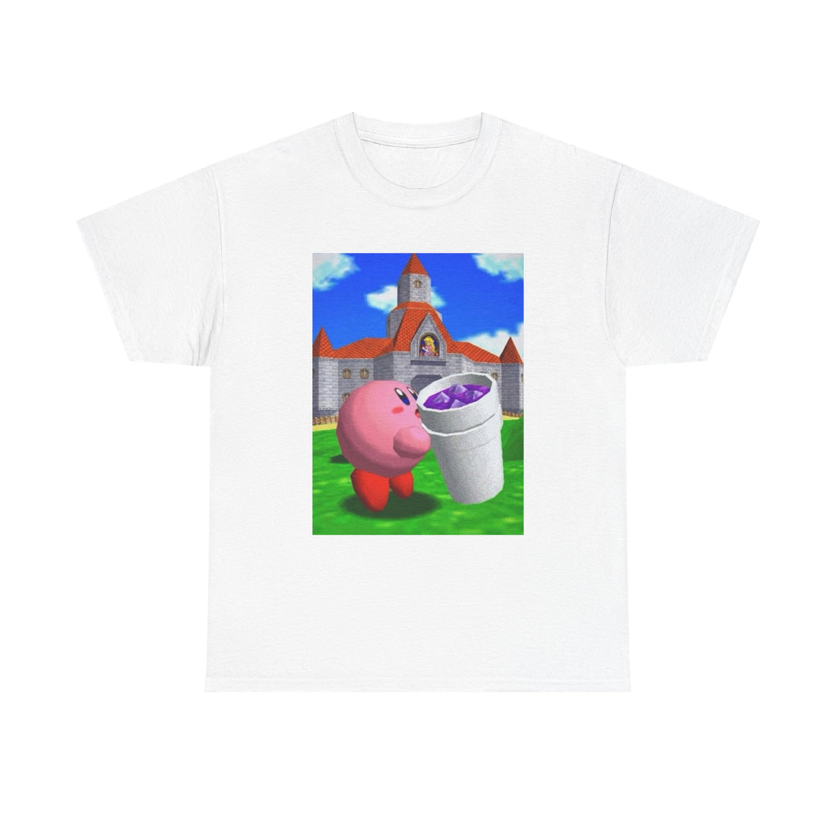 Kirby Sipping Lean At Mushroom Kingdom