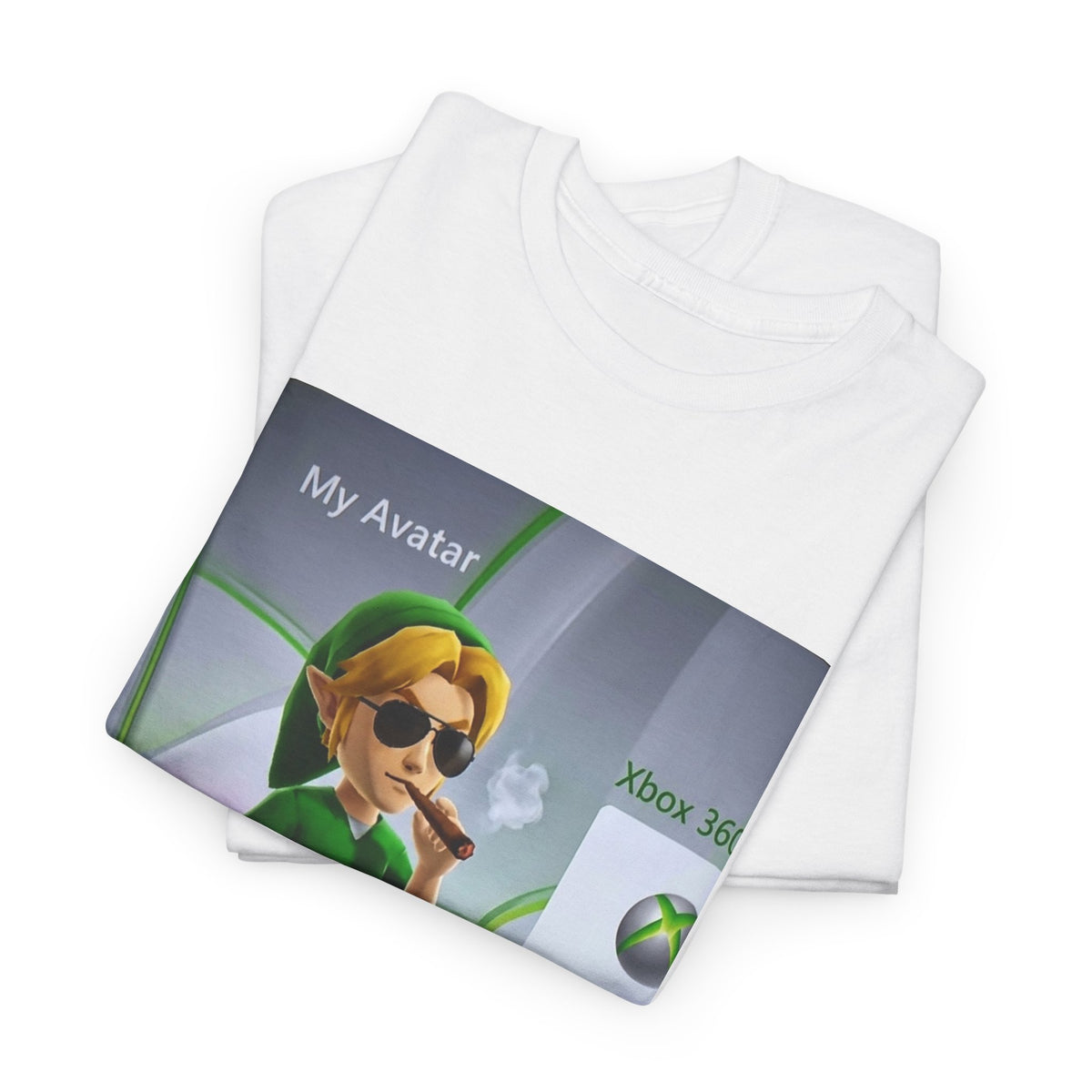 Stoner Link Xbox Avatar Puffing Blunt Tee