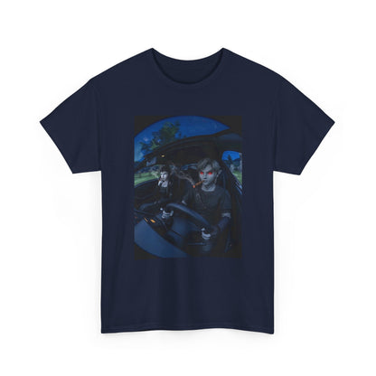 Dark Link And Zelda Cruising And Smoking