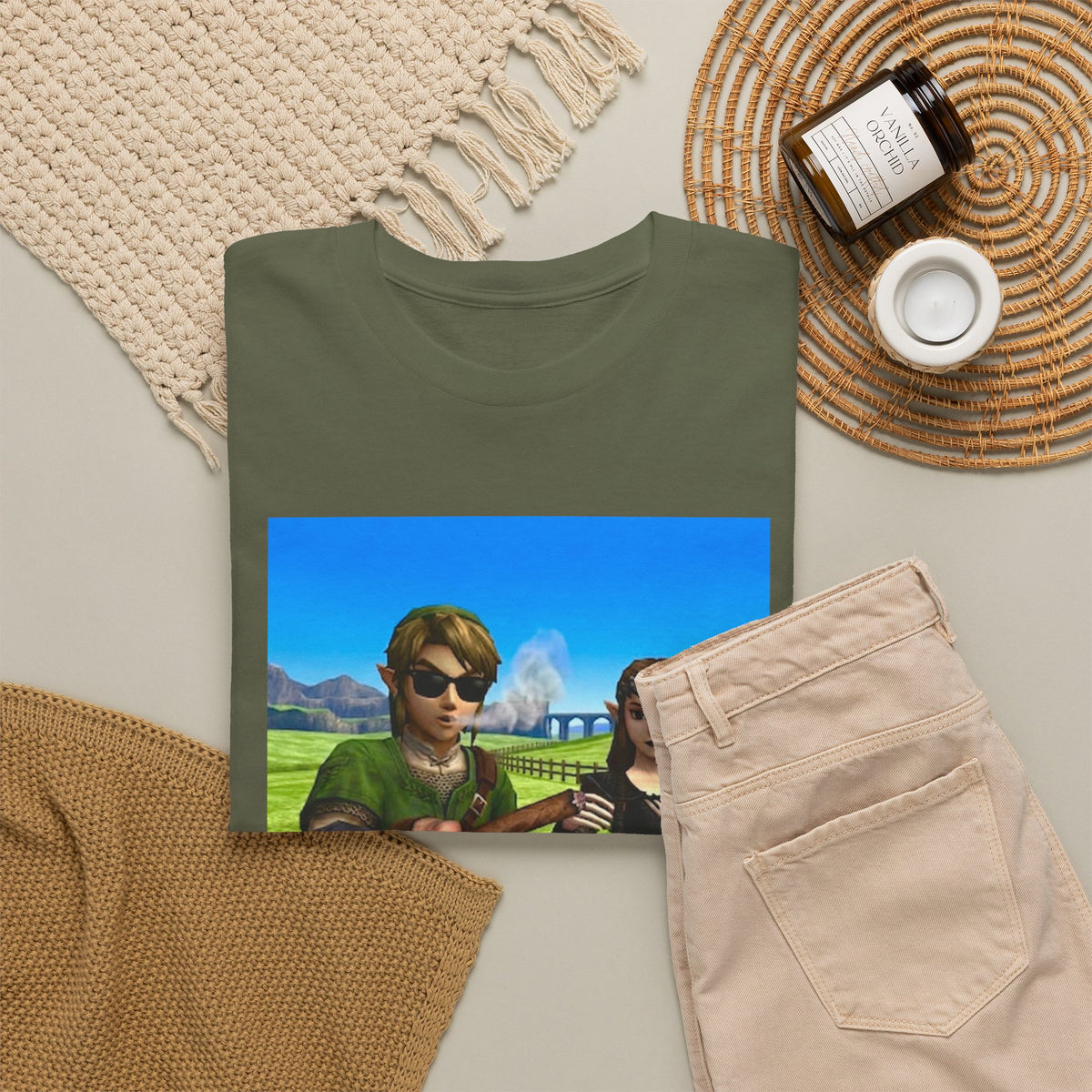 Link And Zelda Passing A Blunt Tee