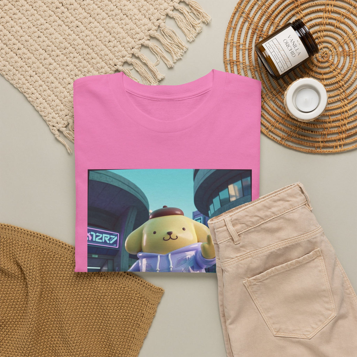 Pompompurin Skater Flipping The Bird