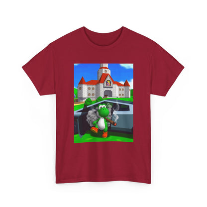 Yoshi Hotboxing Outside Princess Peach's Castle