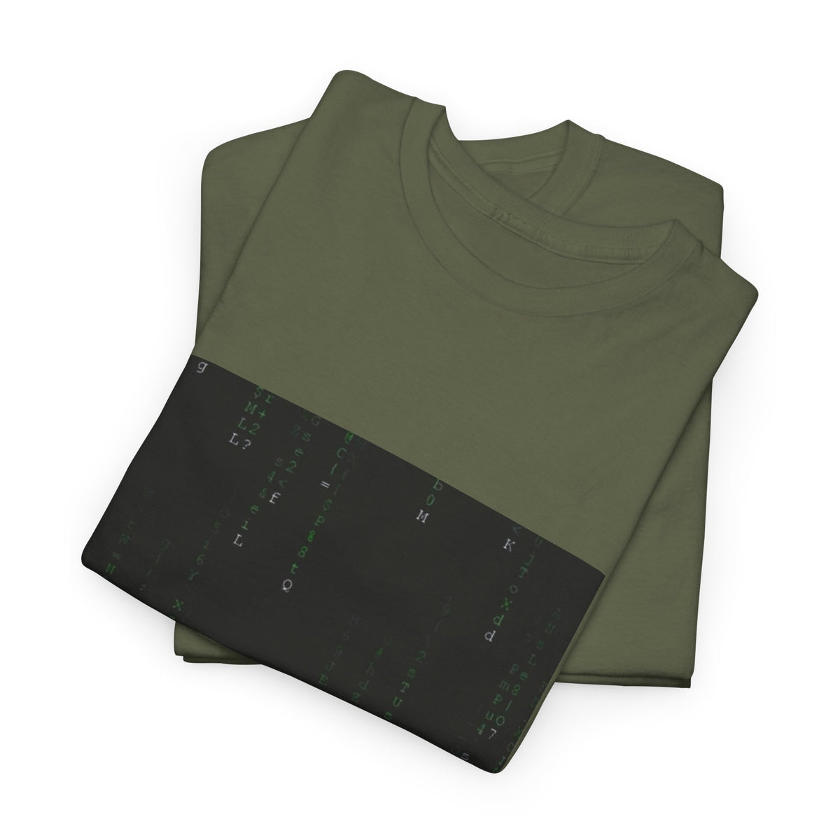 Neon Figure In Cyber Shower Tee