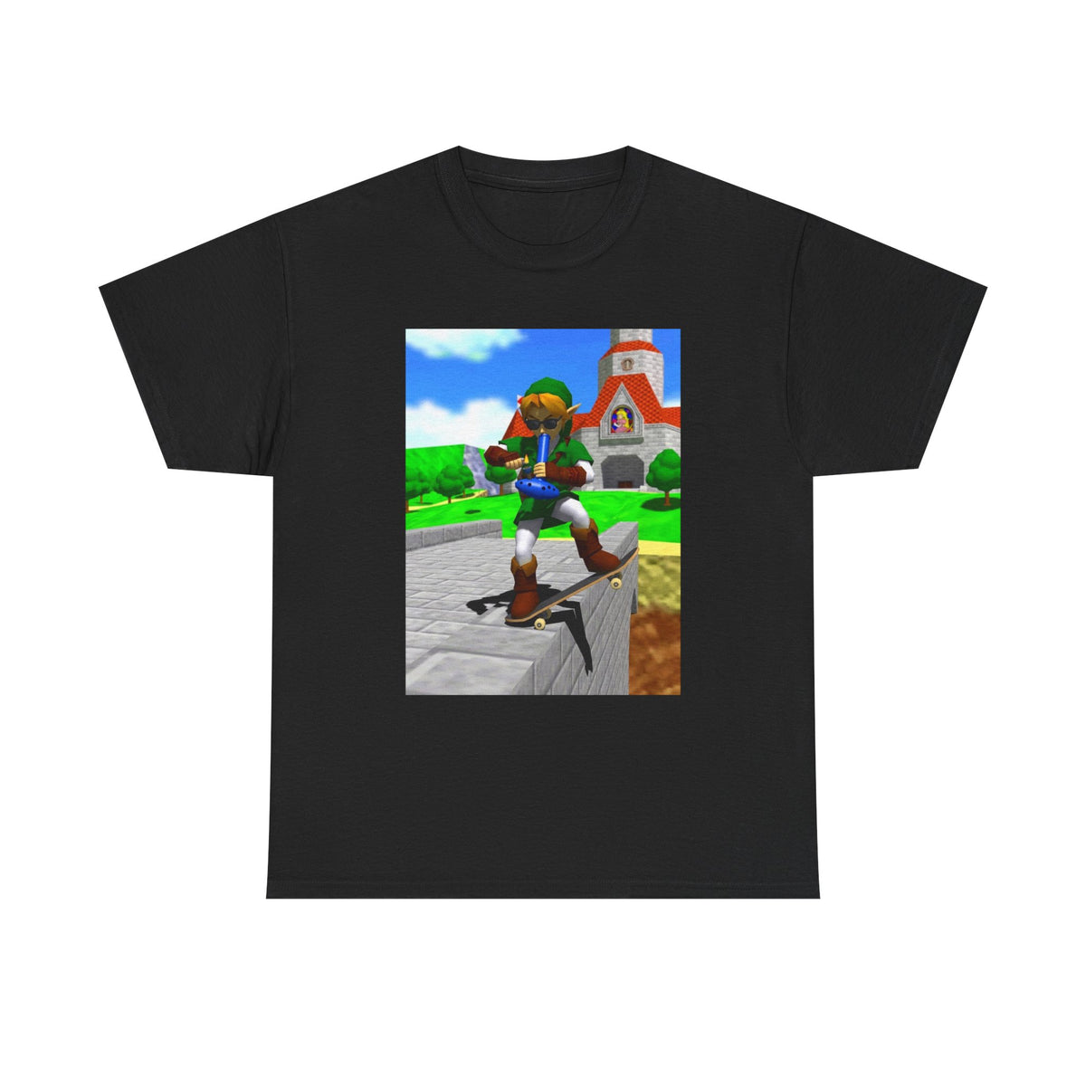 Stoner Link On Skateboard With Ocarina Bong
