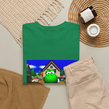 Yoshi Giving The Finger In Neighborhood Tee