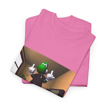 Yoshi Flipping Off In The Living Room Tee