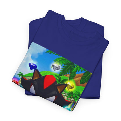 Shadow The Hedgehog Flipping The Bird Tee