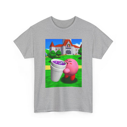 Kirby Sipping Purple Drank In Princess Peach's Castle