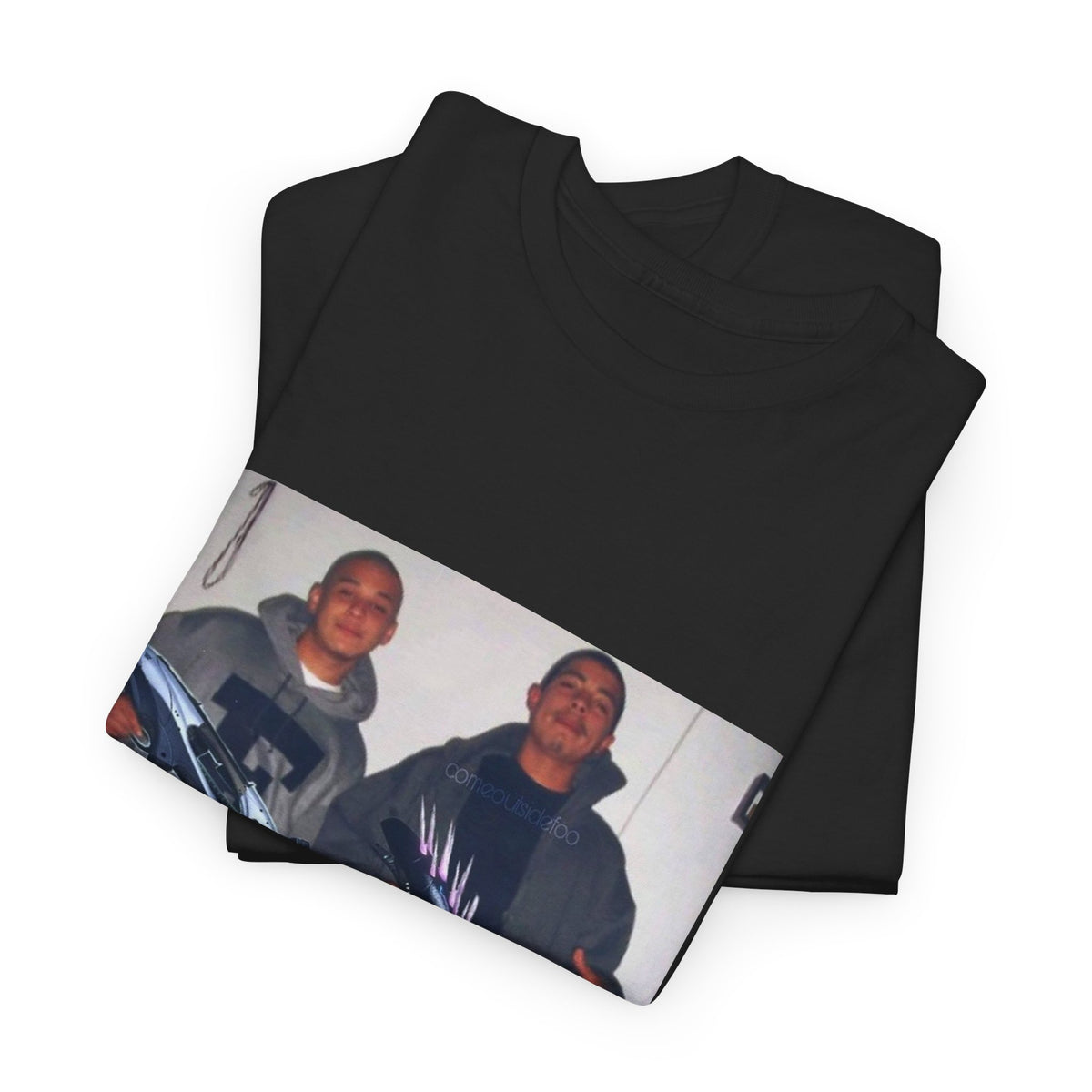 Midnight Leaf Pulse Graphic Tee