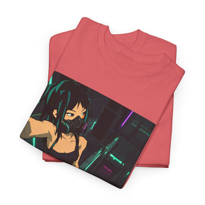 Green Horizon Blur Graphic Tee