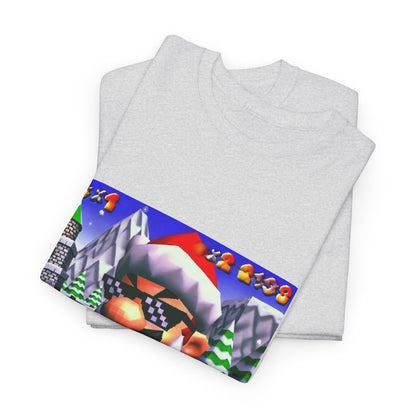 Deal With It Santa Mario Smoking Blunt Tee