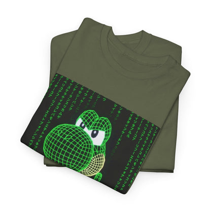 Wireframe Yoshi Flipping The Bird Tee